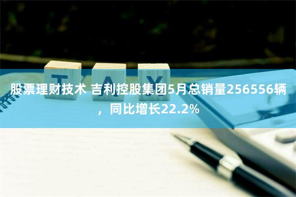 股票理财技术 吉利控股集团5月总销量256556辆，同比增长22.2%