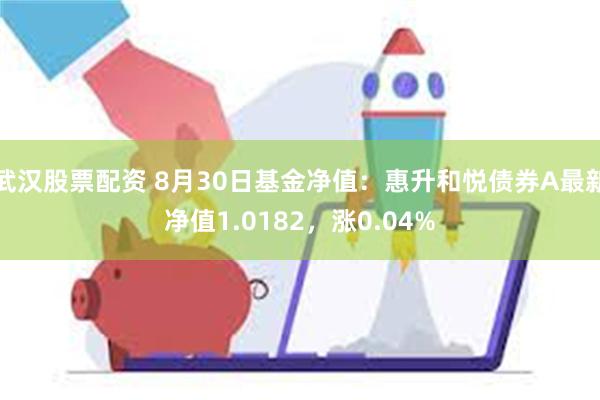 武汉股票配资 8月30日基金净值：惠升和悦债券A最新净值1.0182，涨0.04%